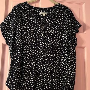 J crew pebble print top